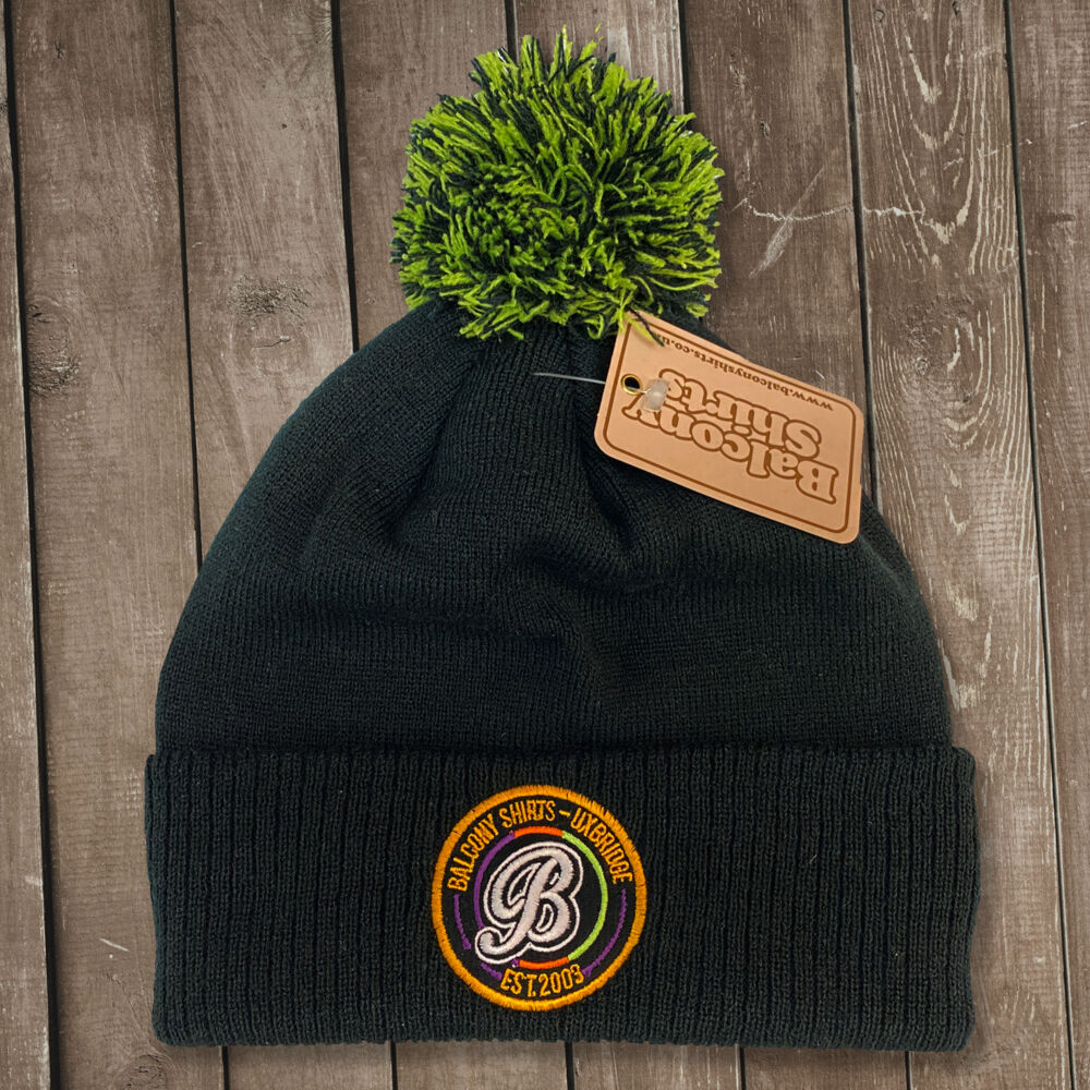 Balcony Shirts Embroidered Bobble Hat Thumbnail