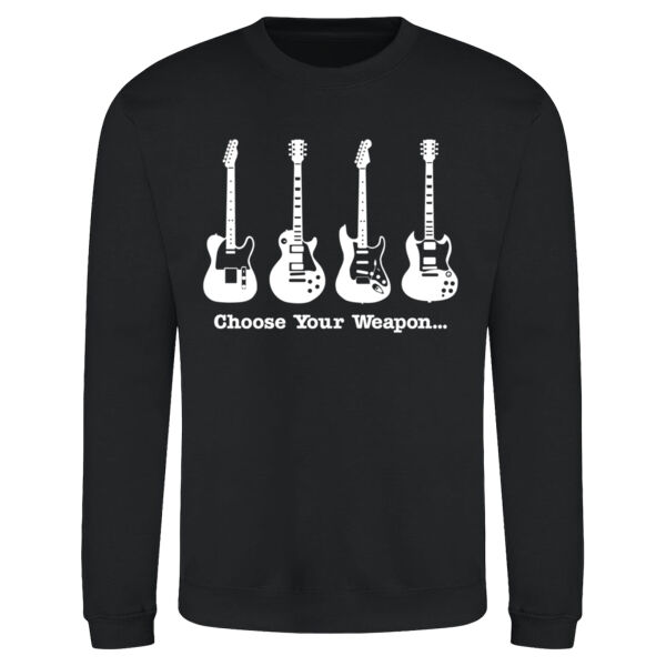 Choose Your Weapon Unisex Sweatshirt Thumbnail
