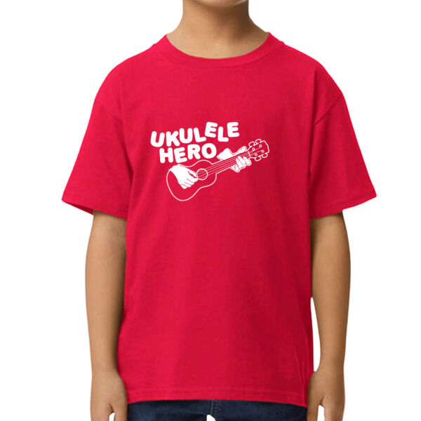 Ukulele Hero Kid's T Shirt Thumbnail